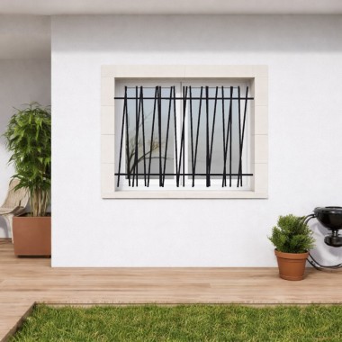 Grille de fenêtre  de sécurité sur-mesure L'Hermenault en acier. Couleur et mode de fixation au choix
