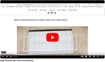 Grille de Fenetre - Comment bien prendre vos dimensions